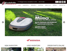Tablet Screenshot of haydenhonda.com